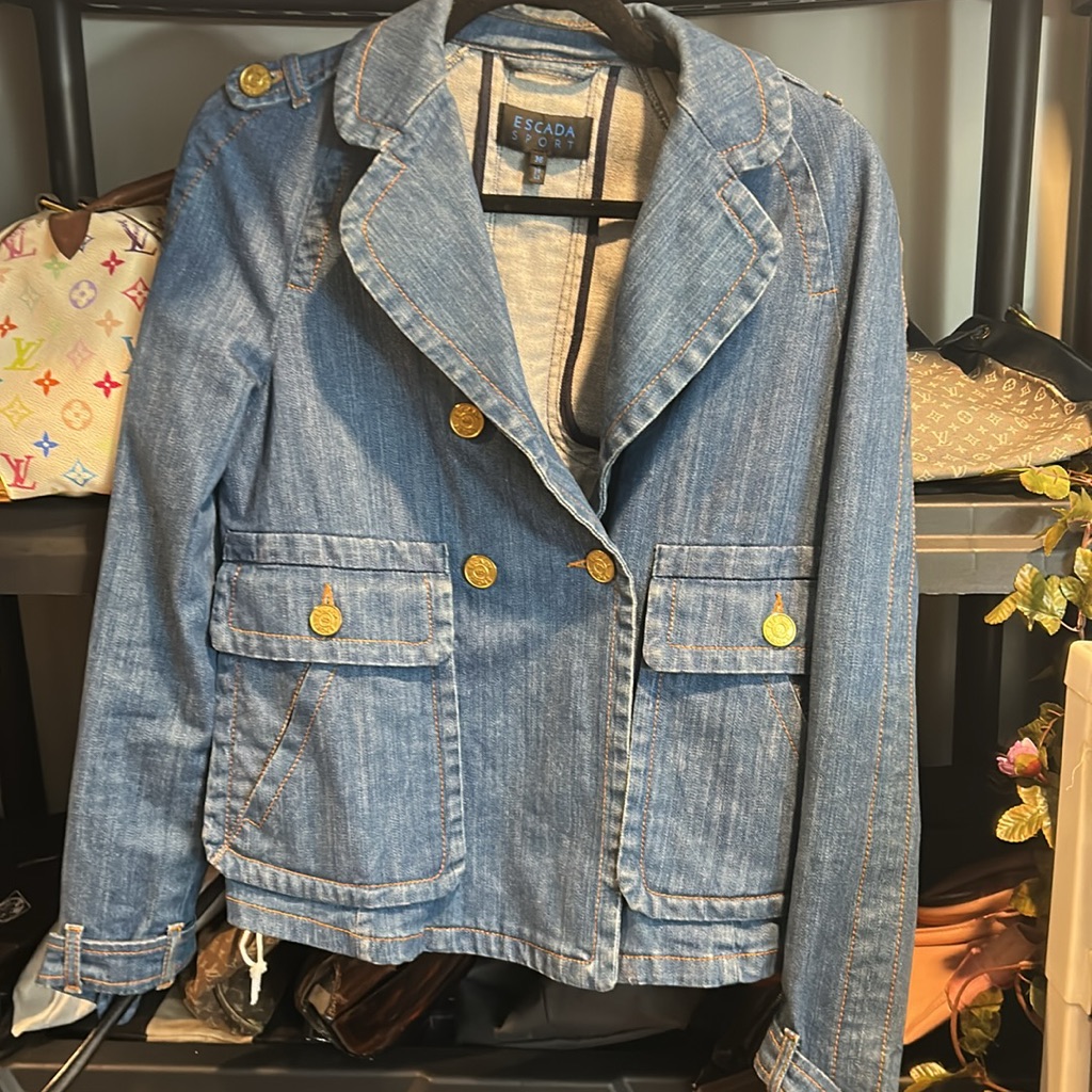 Escada Vintage Sport Denim Jacket